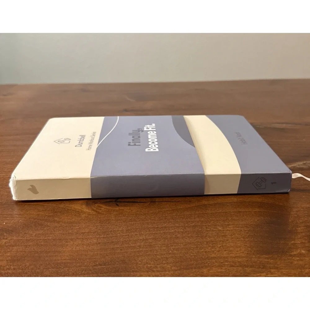 Dumbbell Home Workout Journal by Habit Nest 13-Week Fitness Planner 65 Routines